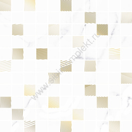 Мозаика Vivienne "Белый" 300*300*10 Alma Ceramica