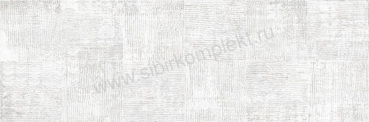 Плитка настенная рельефная Letticia "Светло-серый" 246*740*10 Alma Ceramica